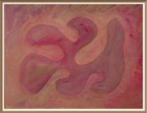 Dipinto cm 30x40 su faesite telata con acrilici di L.Basile - 05