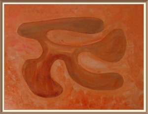 Dipinto cm 30x40 su faesite telata con acrilici di L.Basile - 07