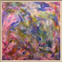 BaSiLe - 'Couleurs - 1', acrilici su faesite, cm 60 x 60 , 14/04/2025