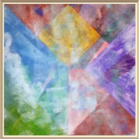 BaSiLe - 'Couleurs - 2', acrilici su faesite, cm 60 x 60 , 14/04/2025