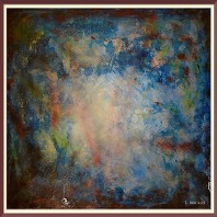 BaSiLe - 'Di Transizione - 09112025', tecnica mista su tela, cm 80 x 100 ,09/11/2025