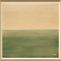 BaSiLe - Orizzonte_3 : Olio su faesite, cm 44 x 64, 14/11/2024 (cornice digitale)