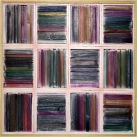 BaSiLe - C’è una crepa in ogni cosa. Ed è da lì che entra la luce - [Riadattamento] Schegge di legno accettato (con l'accetta),  acrilici e smalti, cm 67,5 x 92 - Titolo da citaz. di Leonard Cohen