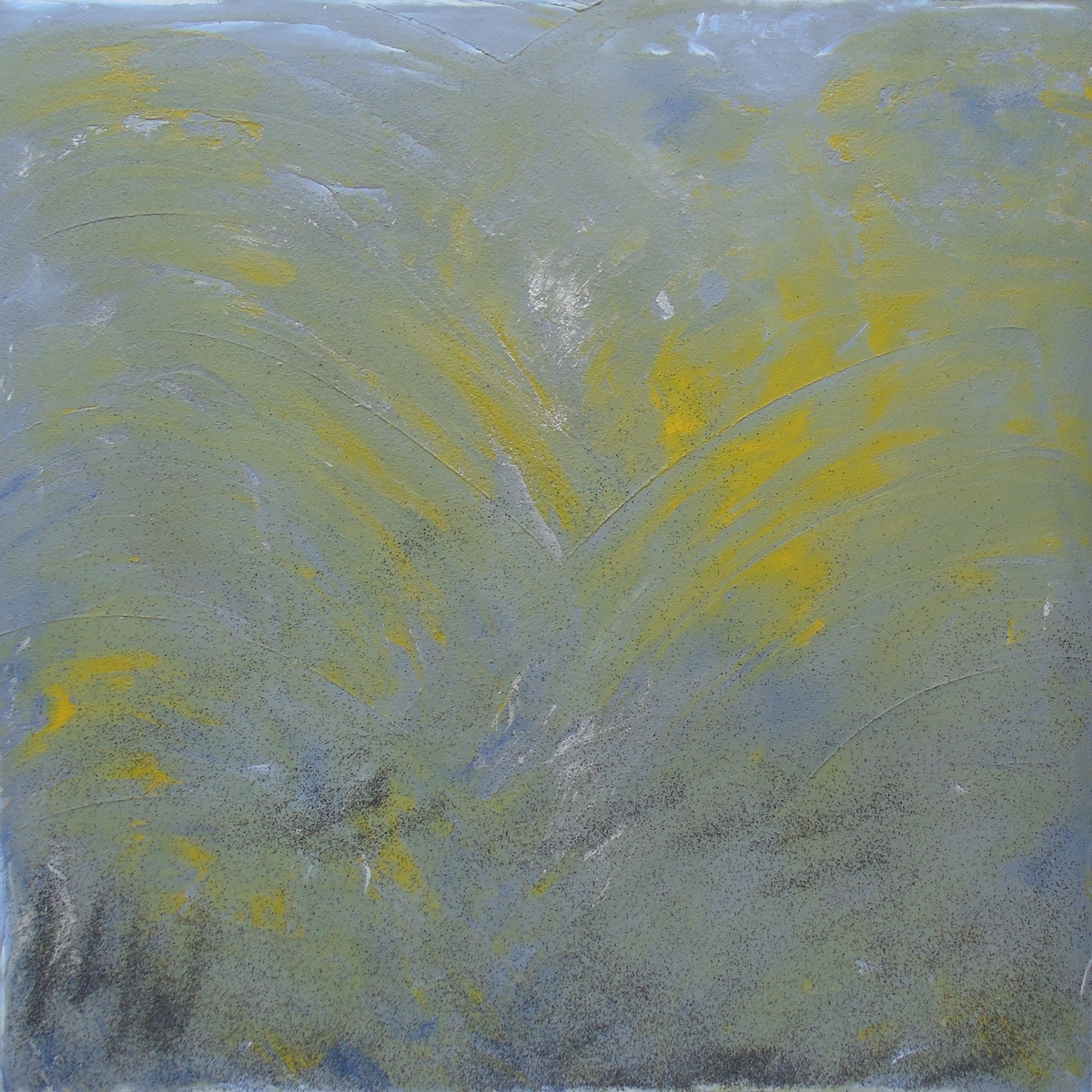 leonardo basile 'Riflessione n.3', acrilici e idro-resine su tela, cm 100 x 100