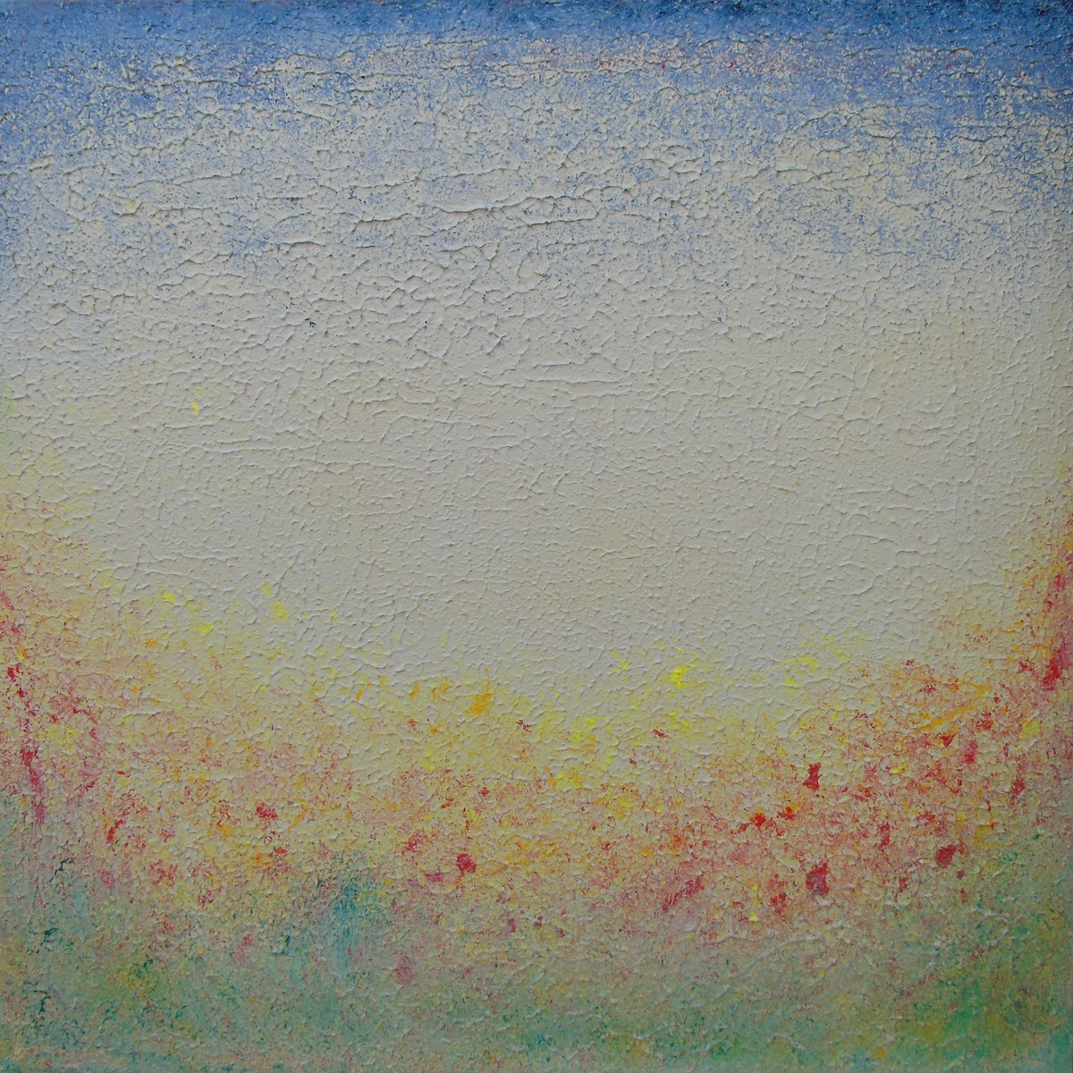 leonardo basile 'Riflessione n.5', acrilici e idro-resine su tela, cm 90 x 90